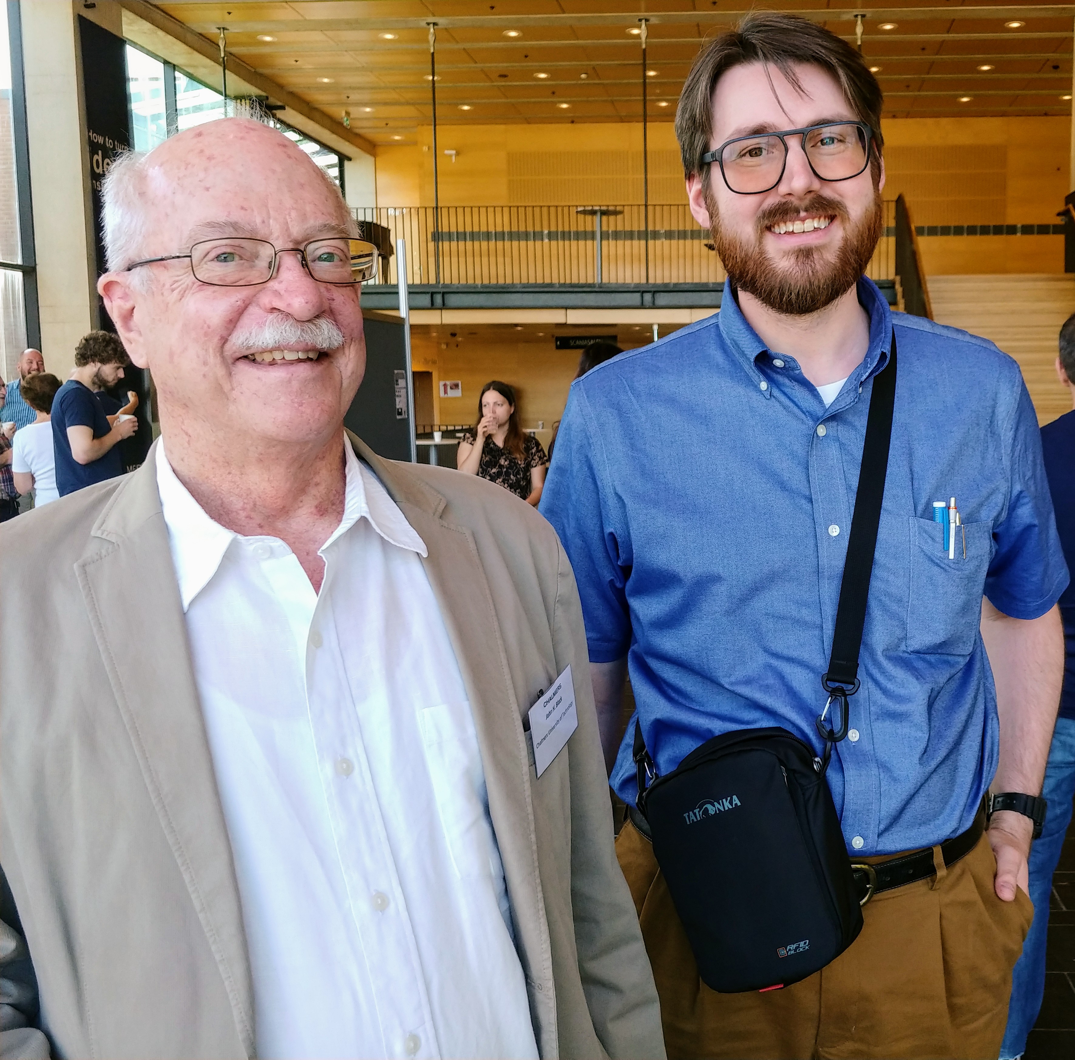 The Author with John H. Black